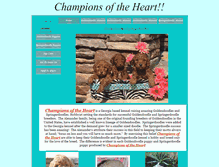 Tablet Screenshot of championsoftheheart.com